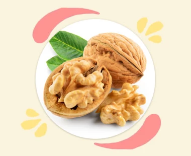 food for silky smooth hair - walnuts