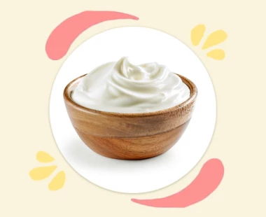 food for silky smooth hair - yogurt