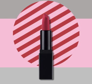 Maroon matte lipstick