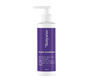 Be Bodywise Keratin Conditioner (Paraben and SLS Free) - Reduces Frizz and Locks in Moisture