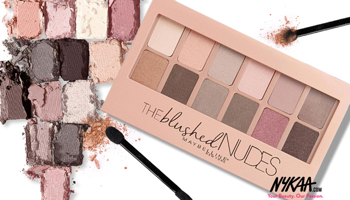 Nude Eyes:Maybelline The Eyeshadow Book Beauty Palette|Nykaa\'s Blushed Nudes