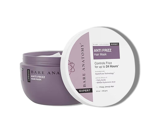 Bare Anatomy EXPERT Anti-Frizz Hair Mask For 24 Hours Frizz Control With Hyaluronic Acid