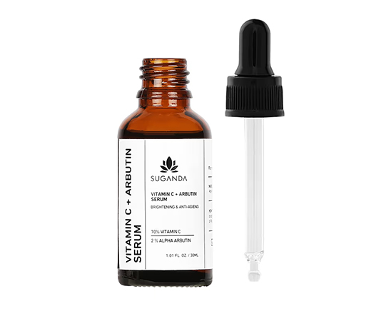 Suganda 10% Vit C + 2% Arbutin Serum For Hyperpigmentation, Dark Spots And Uneven Skin Tone
