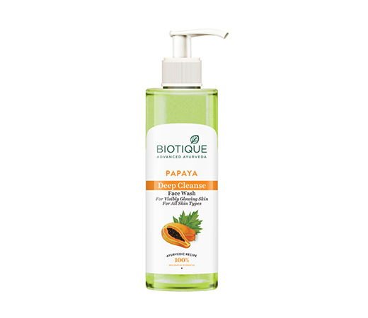 Biotique Bio Papaya Visibly Flawless Face Wash For All Skin Types