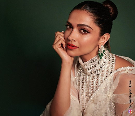 Deepika Padukone Red Lipstick Look