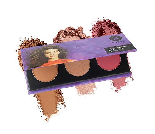 SUGAR Contour De Force Face Palette - 02 Vivid Victory