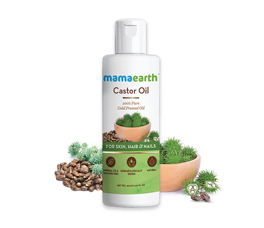 Mamaearth 100% Pure Cold-Pressed Castor Oil