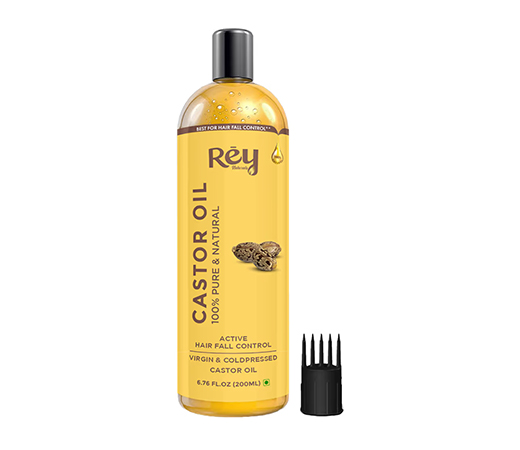 Rey Naturals 100% Pure and Natural Castor Oil 