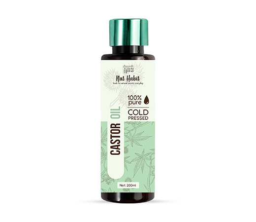 Nat Habit 100% Pure Cold-Pressed Castor Oil