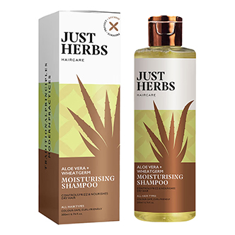 Just Herbs Silky Strength Aloe Vera-Wheatgerm Moisturising Shampoo