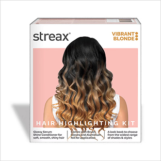 Streax Hair Colour Highlighting Kit - Vibrant Blonde
