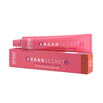 Streax Professional Argan Secrets Hair Colourant Cream - Copper Brown 4.4
