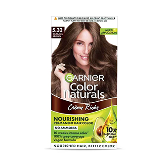 Garnier Color Naturals Creme Riche Hair Color - 5.32 Caramel Brown
