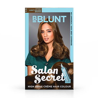  brown hair colour shade - honey golden brown by BBLUNT Salon Secret High Shine Creme Hair Colour
