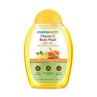 Mamaearth Vitamin C Body Wash With Vitamin C & Honey For Skin Illumination
