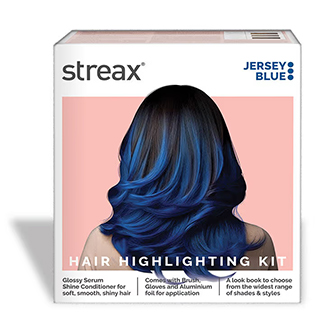 Streax Hair Colour Highlighting Kit - Jersey Blue