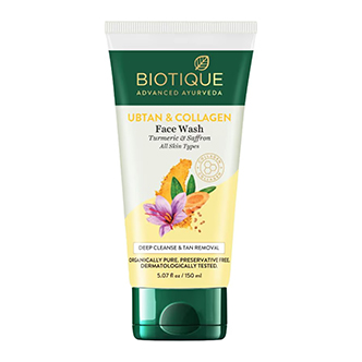 Biotique Ubtan & Collagen Face Wash
