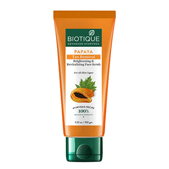 Biotique Bio Papaya Brightening & Revitalizing Tan Removal Scrub
