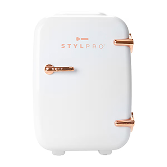 StylPro White & Rose Gold Beauty Fridge (4 Litre)
