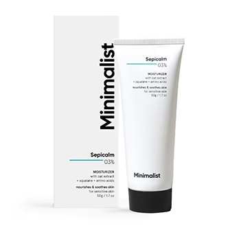 Minimalist Sepicalm 3% Face Moisturiser for Oily, Acne Prone & Sensitive Skin
