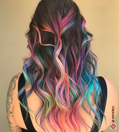 Unicorn balayage