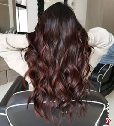 Brown balayage