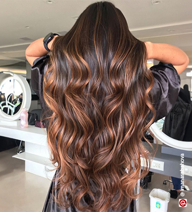 Caramel balayage