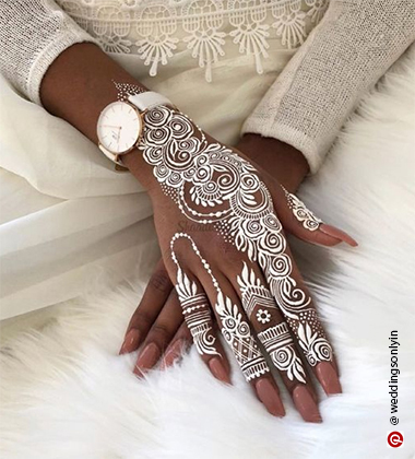 dulhan design mehndi