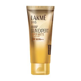  Lakme 9 To 5 Sun Expert Super Matte Sunscreen Lotion