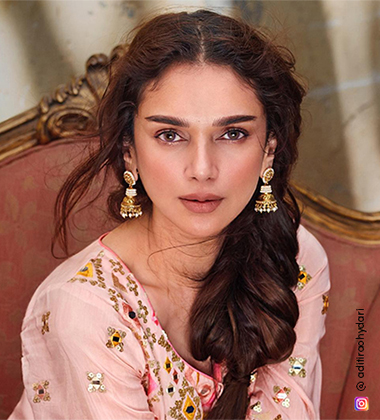 Aditi Rao Hydari with braided hair