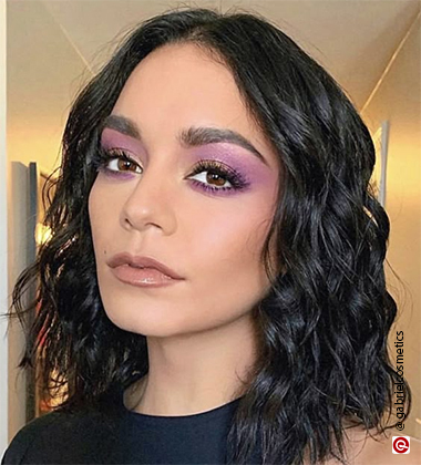 Dark Eyeshadow Look seen on Vanessa Hudgens
