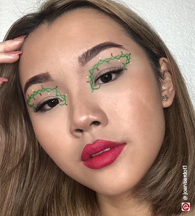  Christmas makeup looks 