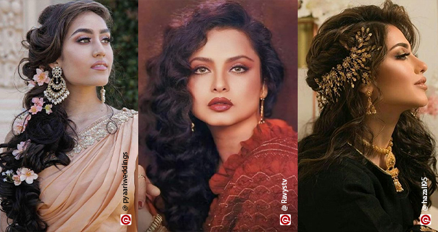 Curly Girl Guide: 15 Gorgeous Curly Hairstyles for Your Lehenga Look