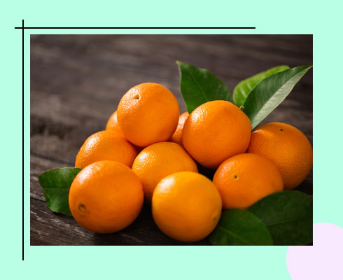 fruits high in calcium- oranges
