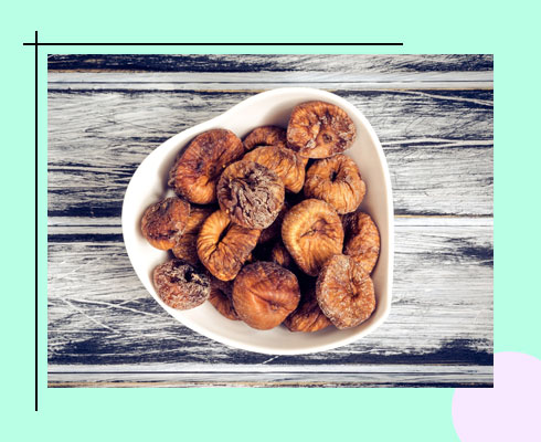 dried fruits high in calcium – dried figs