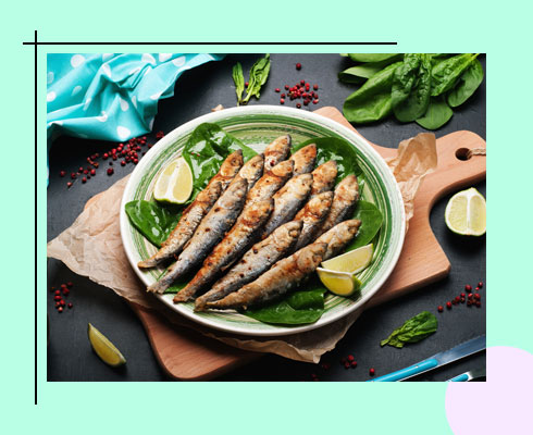 calcium rich food for bones - sardines
