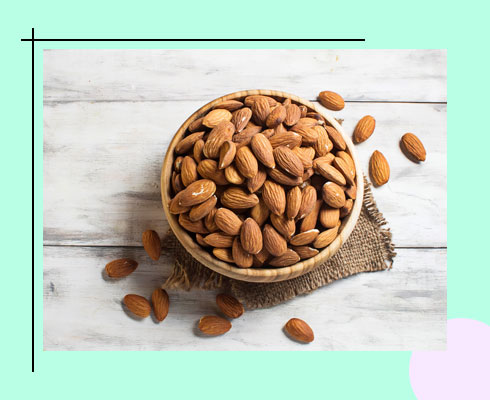 foods high in calcium - almonds