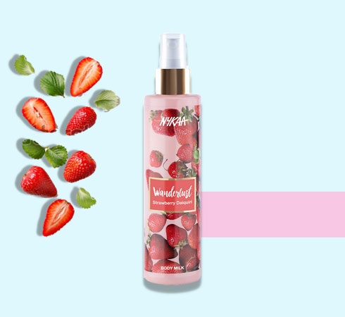 New Launch Alert: Nykaa Wanderlust Bath And Body Strawberry Daiquiri Range