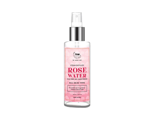 natural rose water - TNW The Natural Wash 100% Steam Distilled Rose Water Face Toner Spray, Make Up Remover & Hydration