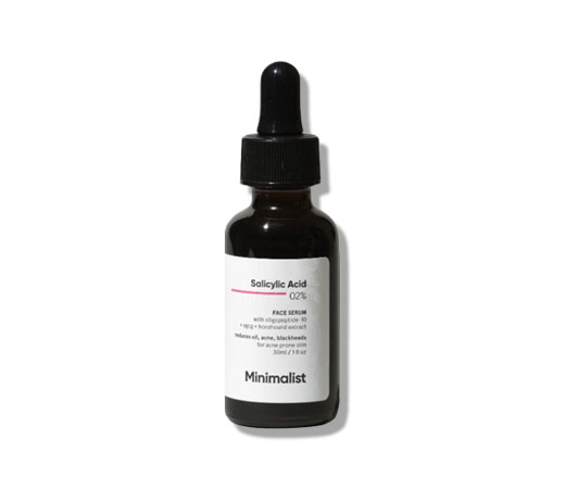 Minimalist 2% Salicylic Acid Face Serum For Blackheads & Whiteheads